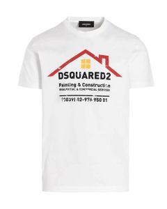 Dsquared2 Logo Printed Crewneck T-Shirt
