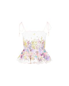 Zimmermann Floral Patterned Sleeveless Top