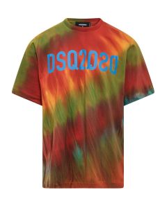 Dsquared2 Tie-Dye Crewneck T-Shirt