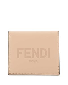 Fendi Logo Debossed Bi-Fold Wallet