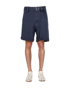 Belted Bermuda Shorts
