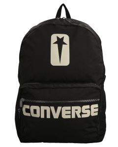 Rick Owens DRKSHDW X Converse Logo Printed Zipped Backpack