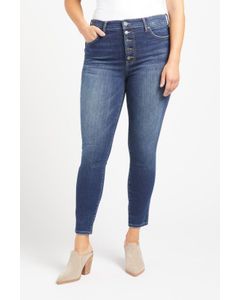 Exposed Button Connie Ankle Skinny