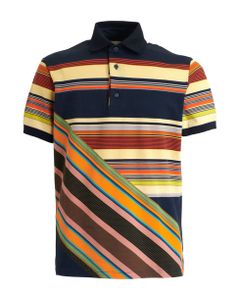 Multicolored Striped Polo Shirt
