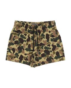 Palm Angels Camouflage-Print Logo Patch Shorts