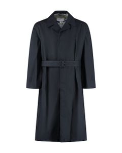 Layered Cotton Trench Coat