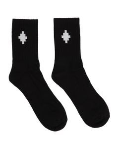 'cross Sideway' Socks