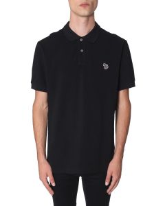 PS Paul Smith Zebra Patch Short-Sleeved Polo Shirt