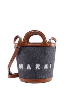 Marni Logo Printed Bucket Bag