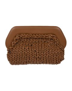 Brown Kinitted Clutch