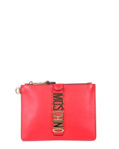 Moschino Lettering Logo Clutch Bag