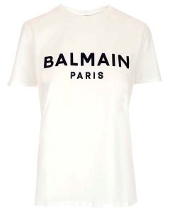 Balmain Signature Logo Printed T-Shirt