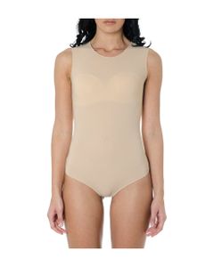 Stretch-jersey Nude Color Bodysuit