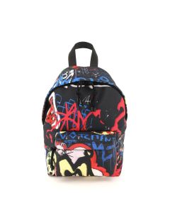 Vetements Allover Graffiti Print Zipped Backpack