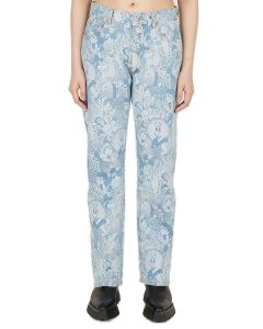 Aries Cartoon Lilly Graphic Printed Straight Leg Jeans