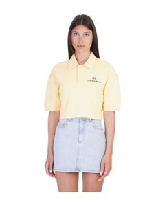 Polo In Yellow Cotton