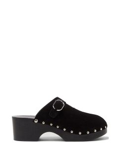 Paco Rabanne Stud Detailed Clogs