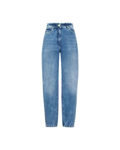 MSGM Logo-Patch Tapered Jeans