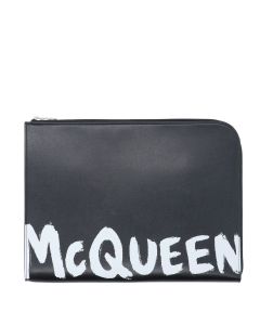 Alexander McQueen Graffiti Logo Document Holder