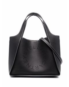 Stella McCartney Stella Logo Detailed Top Handle Bag