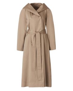 The Row Hooded Tied Waist Trench Coat