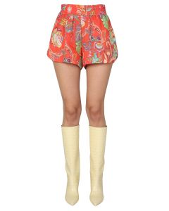 Etro Paisley Printed Elasticated-Waist Shorts