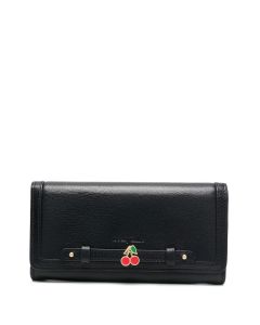 Chloé Cherry-Plaque Foldover-Top Wallet
