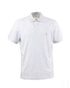 Brunello Cucinelli Logo Embroidered Short-Sleeved Polo Shirt