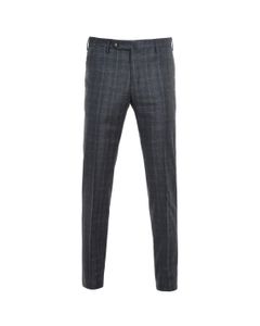 Pt01 Straight-Leg Checked Trousers
