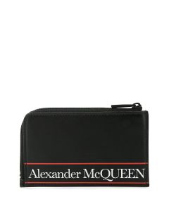 Alexander McQueen Logo Zipped Cardholder