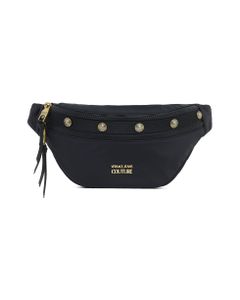 Versace Jeans Couture Fabric Sling Bag With Stud Detail