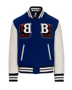 Burberry Letter Graphic Bomber Jacket