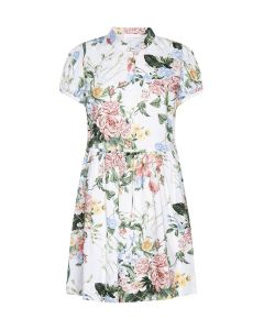 See By Chloé Floral Printed Short-Sleeved Mini Dress