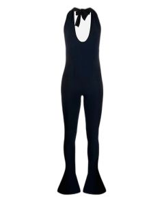 Jacquemus Sleeveless Flared Low-Back Jumpsuit