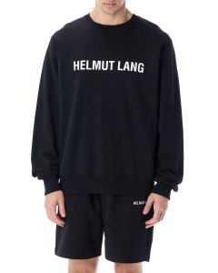 Helmut Lang Logo Printed Crewneck Sweatshirt