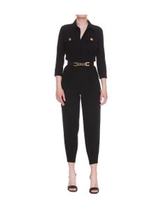 Utility Jumpsuit With Chain