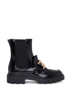 Tod's Logo Plaque Chunky Boots