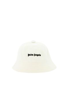 Palm Angels Logo Plaque Bucket Hat