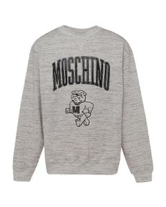 Moschino Logo Printed Long-Sleeved Sweatshirt