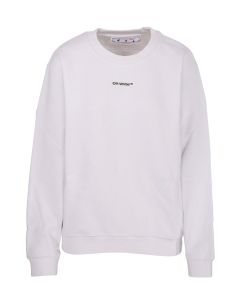 Off-White Logo-Print Crewneck Sweater