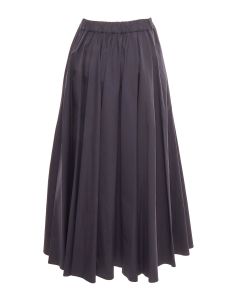 P.A.R.O.S.H. Elasticated-Waist Pleated Skirt