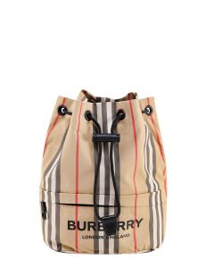 Burberry Icon Stripe Drawcord Pouch Bag
