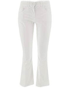 Apesi Low Waist Bootcut Cropped Jeans